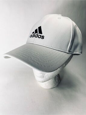 Adidas Light Gray Baseball Adjustable Velcro Cap Hat